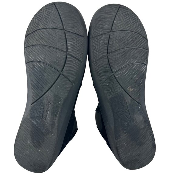 Cloudsteppers by Clark Womens 11 Sillian Rima Black Ankle Boots Cushion Soft - Picture 8 of 11